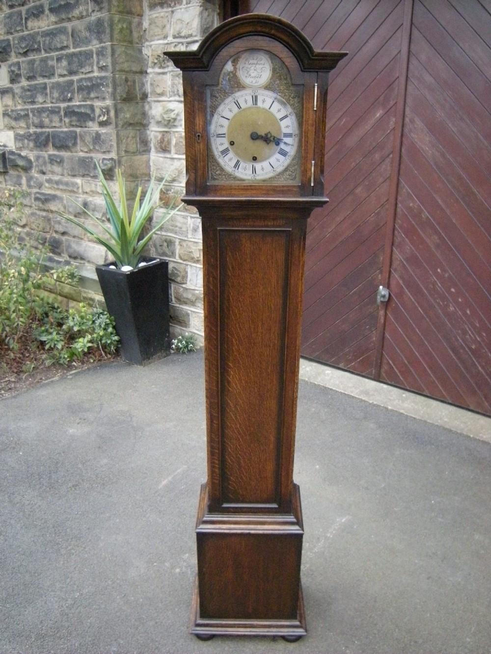 Antique Oak Grandaughter Clock (1 of 1)