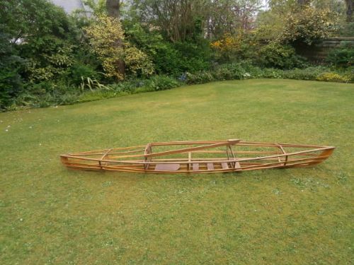 Antique Wooden Canoe Frame Boat (c.1920) (1 of 1)