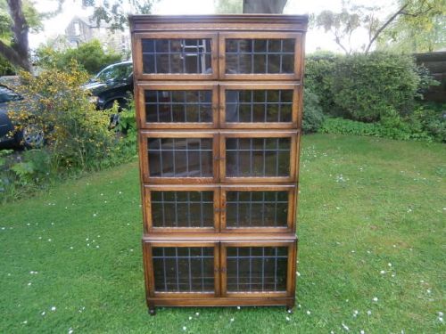 Antique Oak Minty Stacking Library Bookcase (c.1920) (1 of 1)