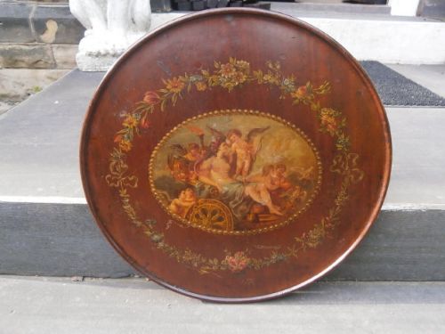 Antique Painted Mahogany Table Top John Taylor Son Edinburgh c.1850 (1 of 8)