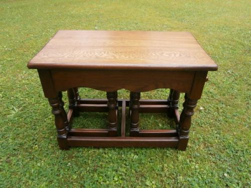 Oak Nest 3 Solid Tables (1 of 1)