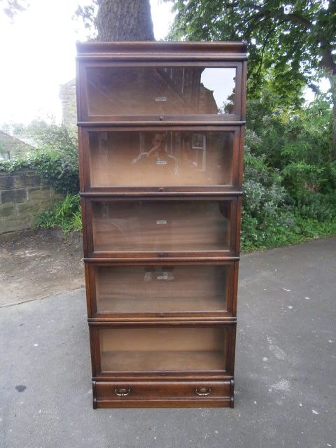 Antique Oak Globe Wernicke Stacking/Solicitors Bookcase (c.1900) (1 of 1)