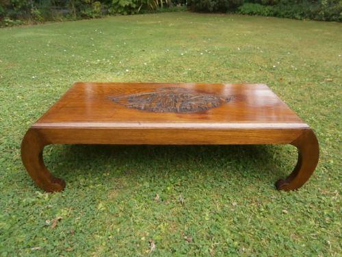 Antique Oriental Chinese Opium Table Coffee Table (1 of 1)