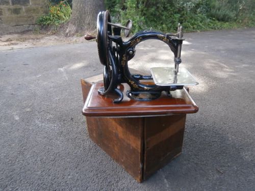 Antique Wilcox & Gibbs Hand Crank Sewing Machine c.1890 (1 of 1)