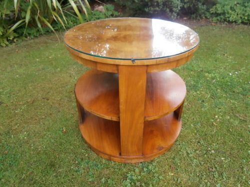 Art Deco Figured Walnut Coffee Table (1 of 1)