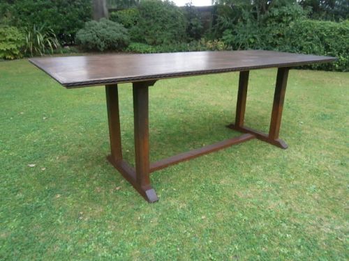 Antique Oak Dining Table Kitchen Table Heals 7ft Long (1 of 1)