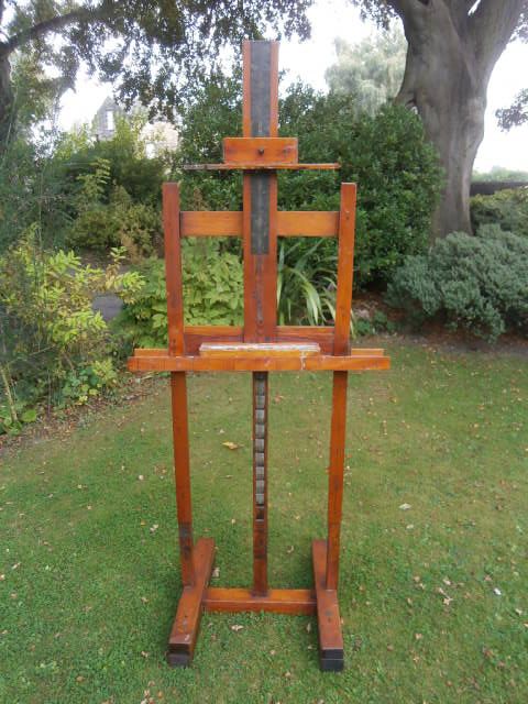 Antique Adjustable Artists Easel c.1900 (1 of 1)