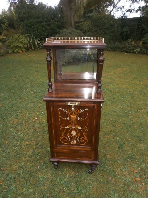 Antique Inlaid Rosewood Coal Box c.1860 (1 of 1) Antique Inlaid Rosewood Coal Box c.1860 (1 of 1)