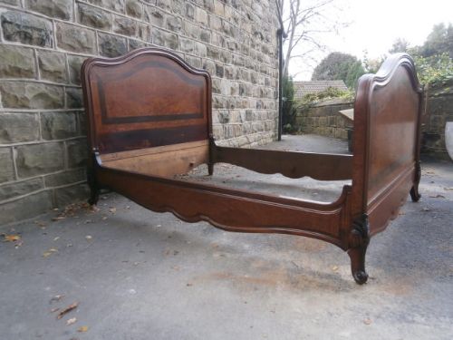 Quality Amboyna & Rosewood Double Bed c.1880 (1 of 1) Quality Amboyna & Rosewood Double Bed c.1880 (1 of 1)