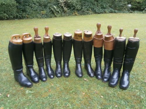 Collection Antique Riding Boots & Trees c.1920 (1 of 1) Collection Antique Riding Boots & Trees c.1920 (1 of 1)