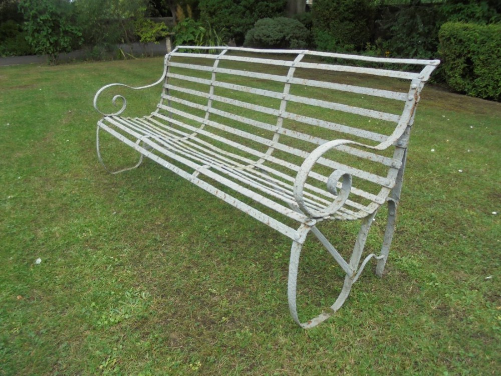 Antique English Iron Garden Bench (1 of 1) Antique English Iron Garden Bench (1 of 1)