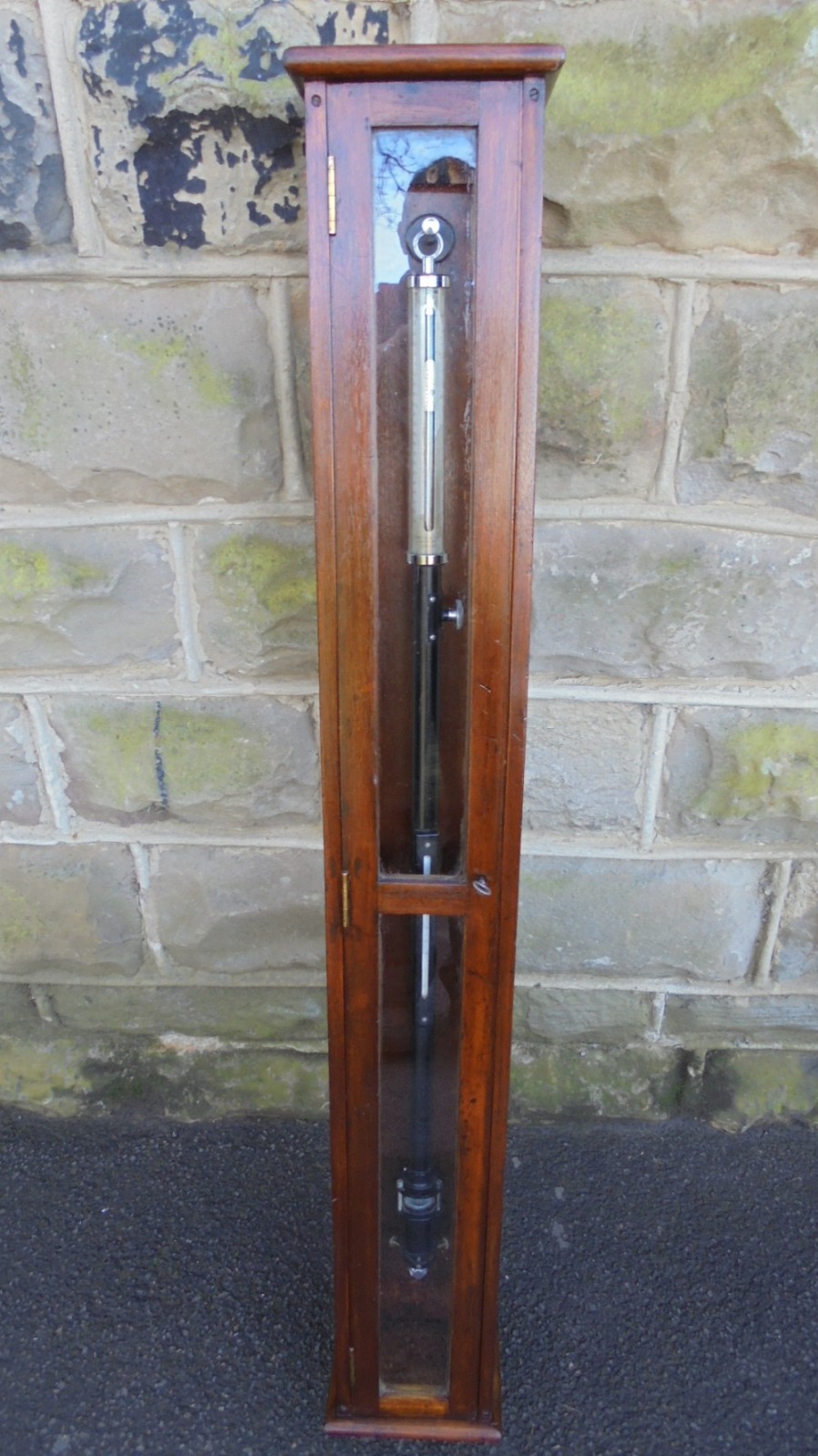 Mahogany Cased Stick Barometer c.1920 YRK / LA91458