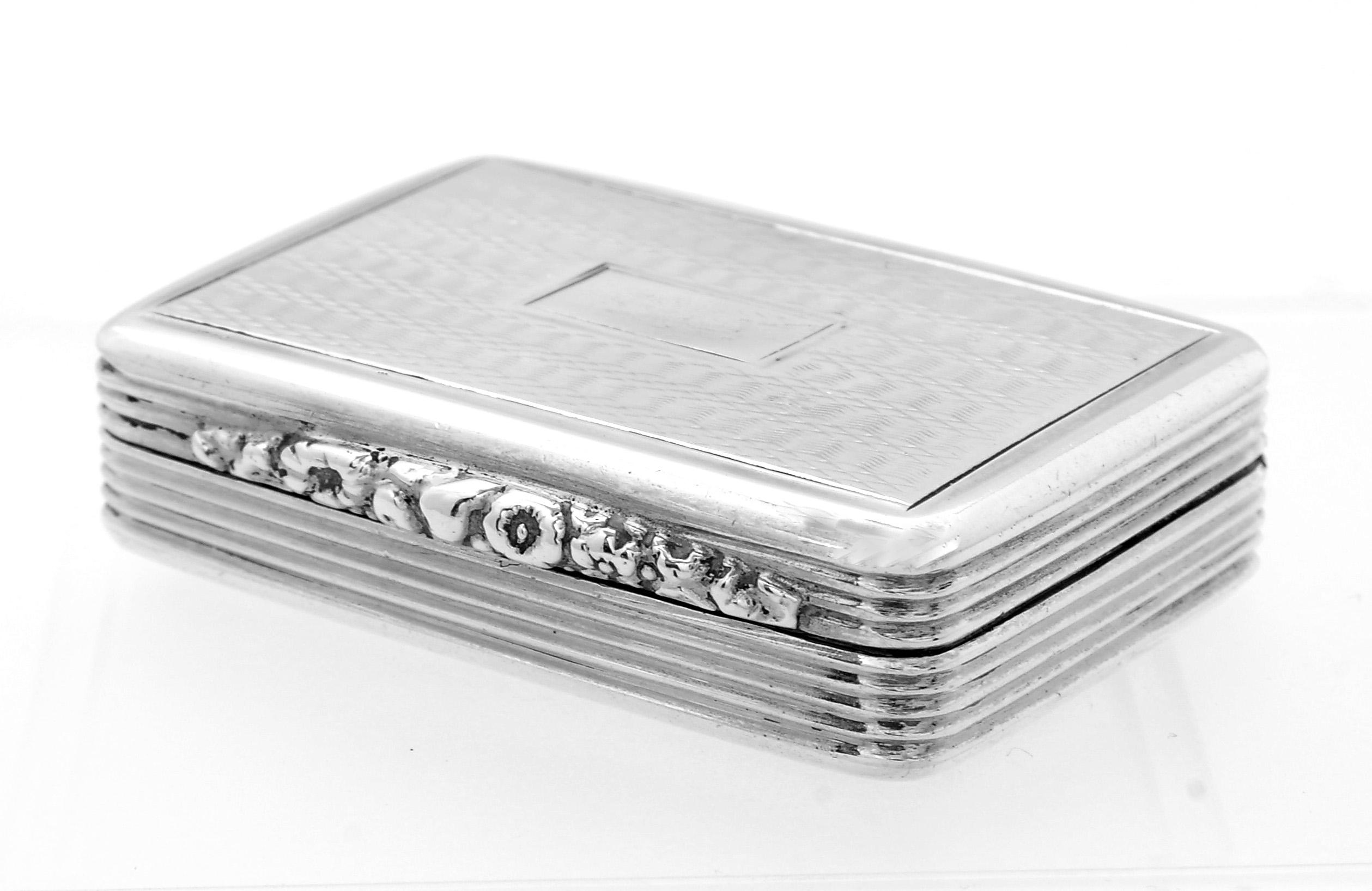 Antique English William IV Silver Vinaigrette Hallmarked Thomas Shaw (1 of 1)