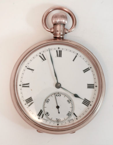 9 ct Gold Dennison cased 19 Jewel Swiss Movement Pocket Watch (1 of 1)