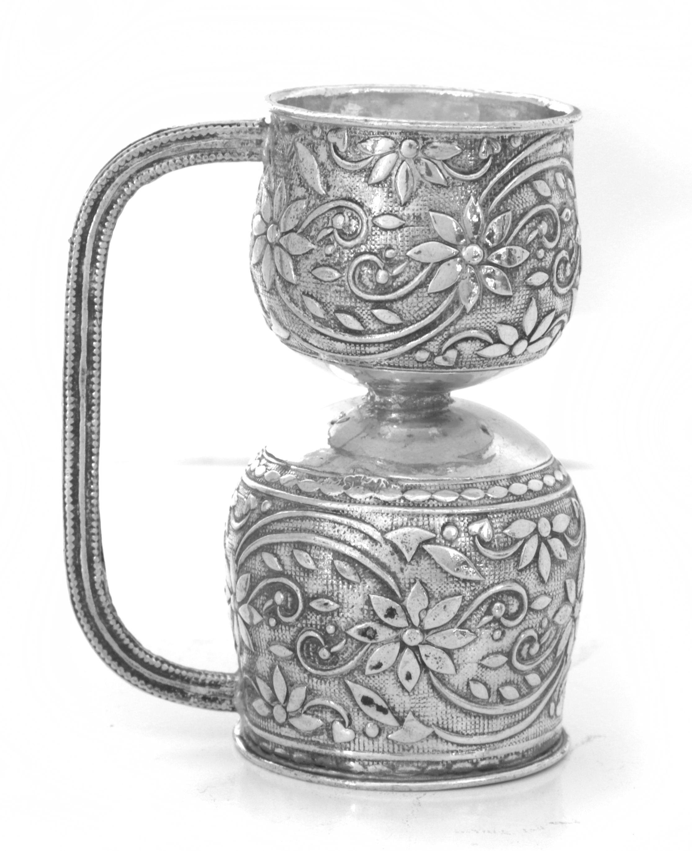 Antique Victorian 19th Century Indian Silver Double Spirit Measure Cup (1 of 1) Antique Victorian 19th Century Indian Silver Double Spirit Measure Cup (1 of 1)