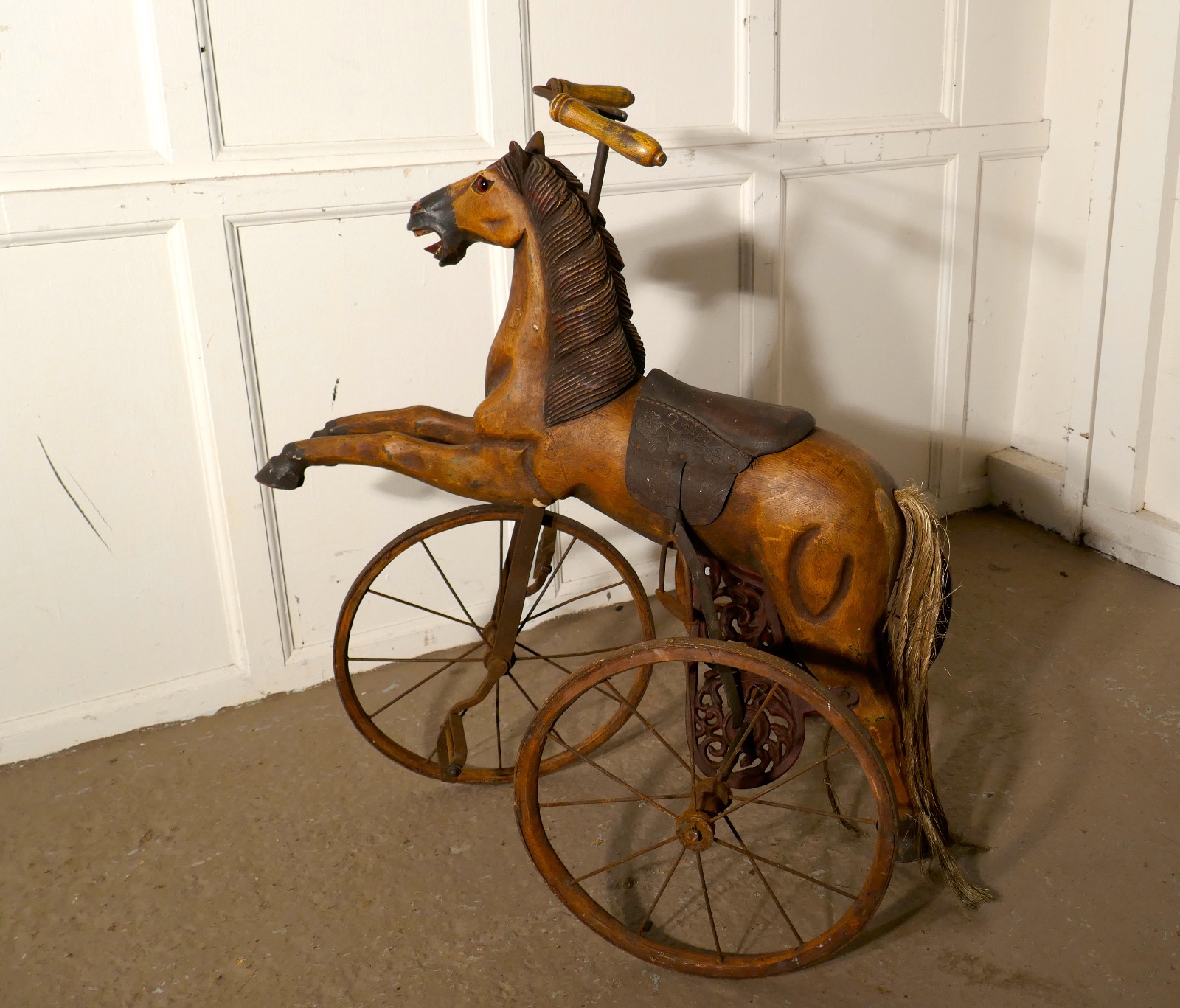 victorian horse tricycle