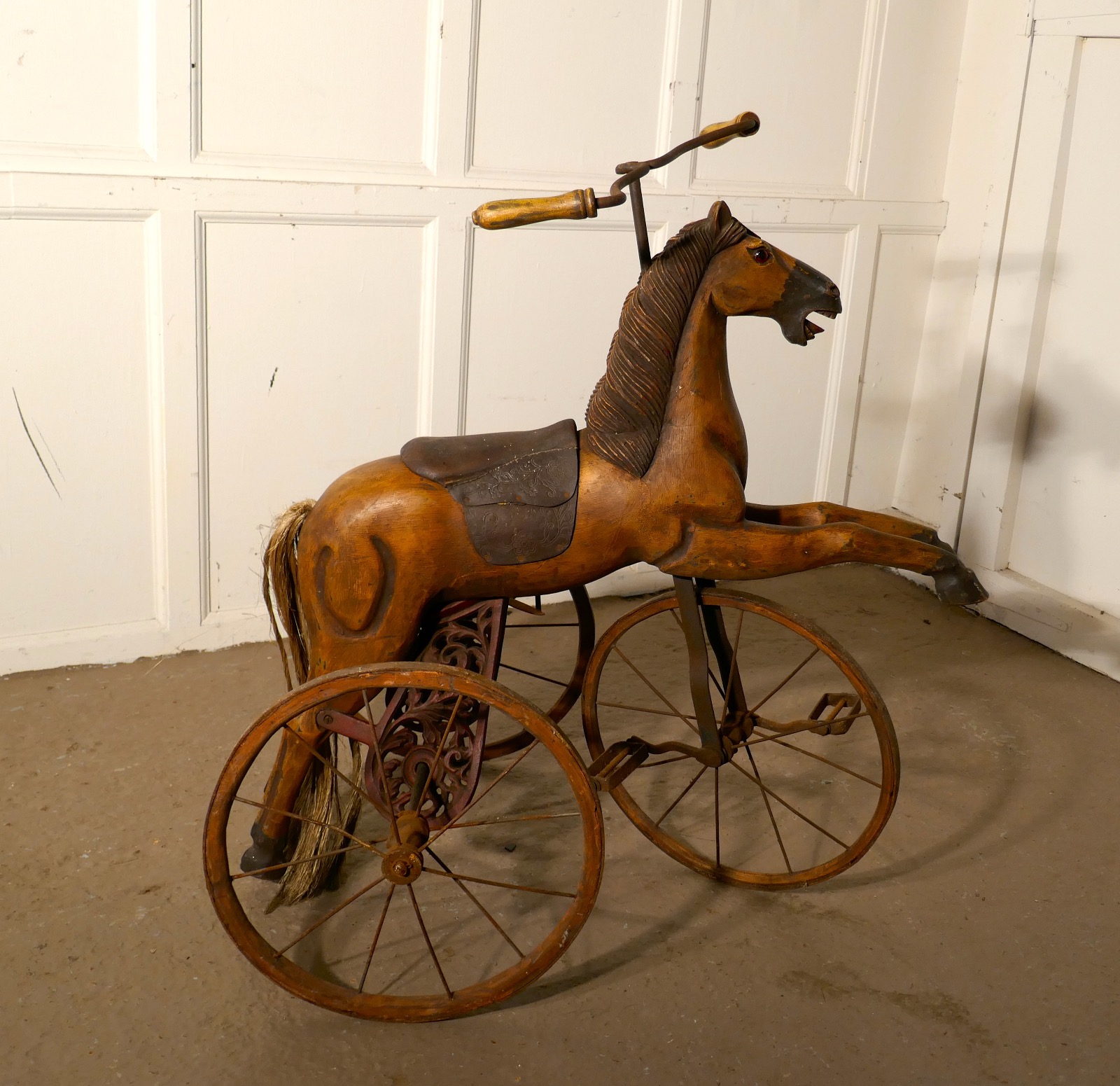 victorian horse tricycle