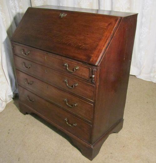 Georgian Country Oak Bureau (1 of 1)