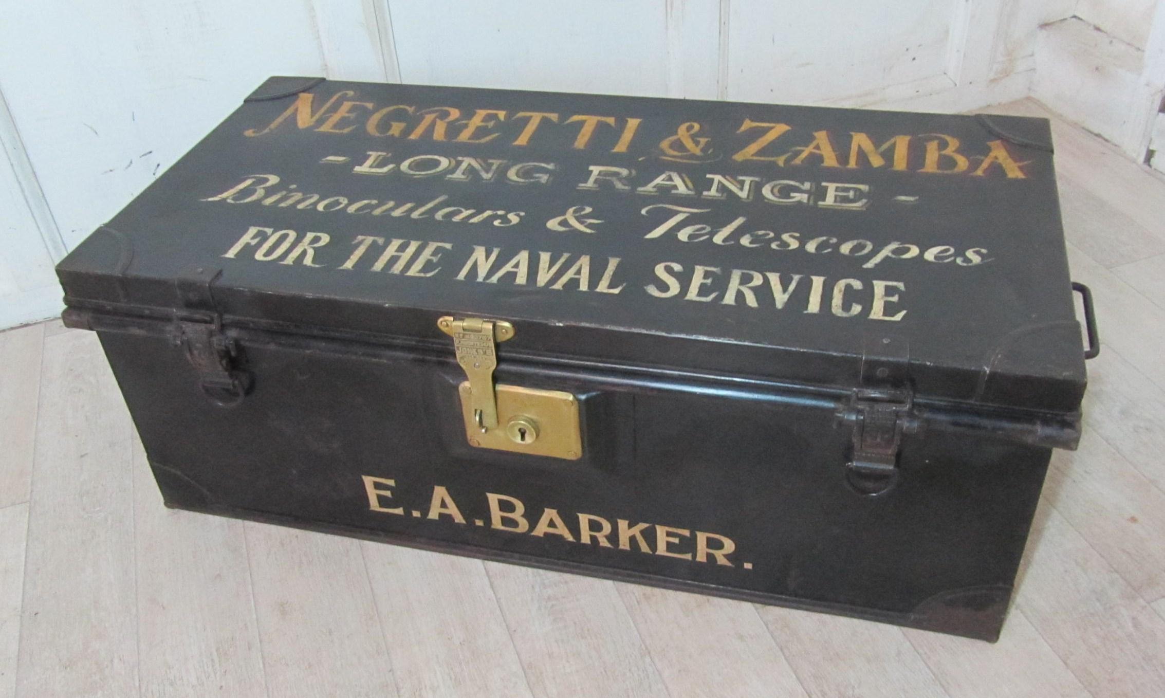 Naval Officers Instrument Chest, Barker, Negretti & Zamba (1 of 1)