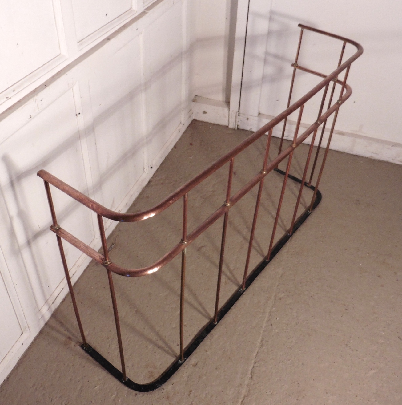 Very Large Copper Nursery Guard / Club Fender (1 of 1) Very Large Copper Nursery Guard / Club Fender (1 of 1)