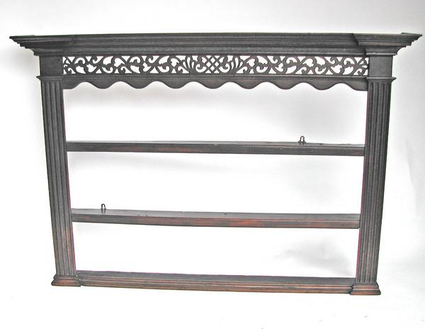 English 18thc Antique  Oak Delftware Rack (1 of 1)