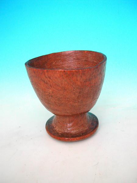 Antique 18thc "dug out" Ash Goblet (1 of 1)