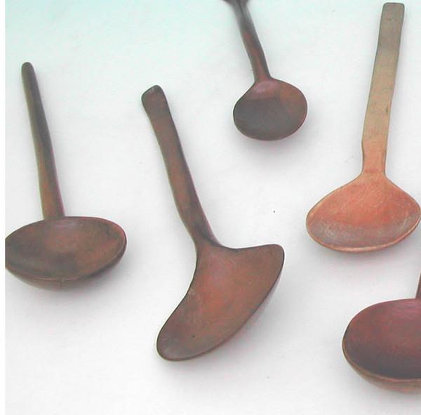 Antique treen collection of 19th Century Ladles (1 of 1)