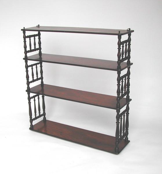 Antique Regency Mahogany Wall Shelves (1 of 1)