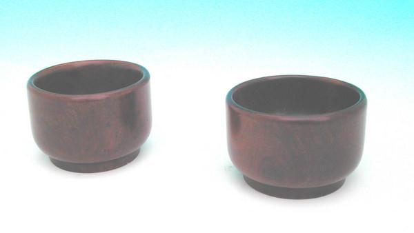 A pair of  English Antique Treen  Wool Bowls (1 of 1)