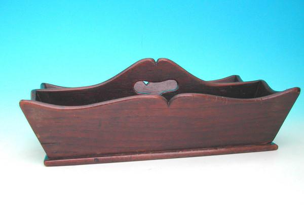 Antique Oak Cutlery Tray (1 of 1)