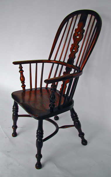 Antique High Splat Back Windsor Chair c.1840 to c.1880 English (1 of 1)