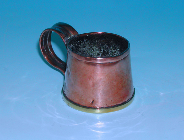 Antique Copper & Brass Metalware Spirit Measure c.1860 to c.1880 English (1 of 1)