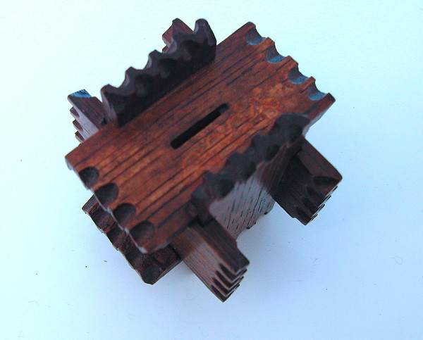 Antique "Puzzle" Money Box c.1880 to c.1890 English (1 of 1)