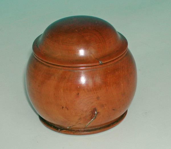 Antique Treen Powder Pot c.1870 to c.1890 English (1 of 1)