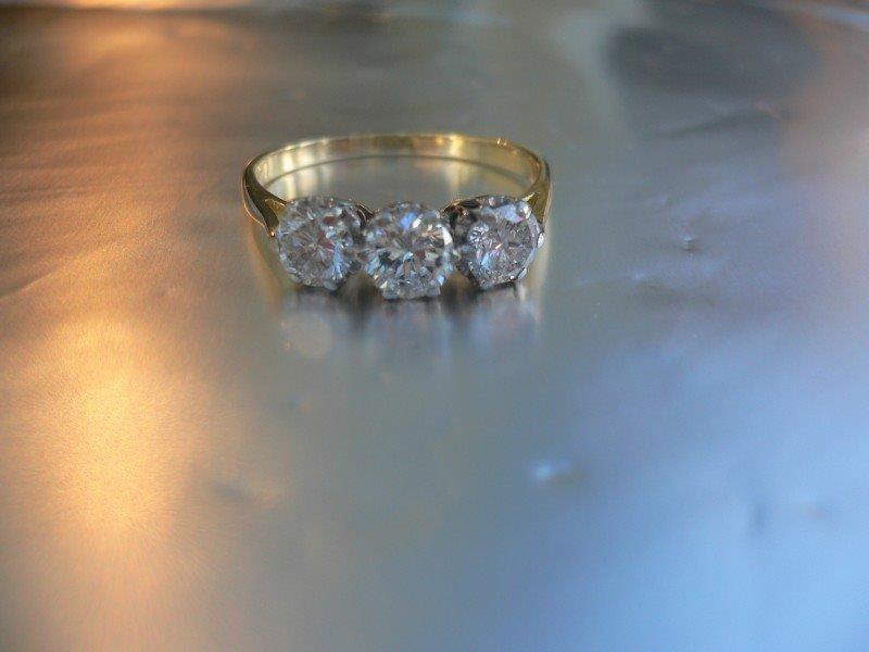 3 Stone Diamond Ring (1 of 1)
