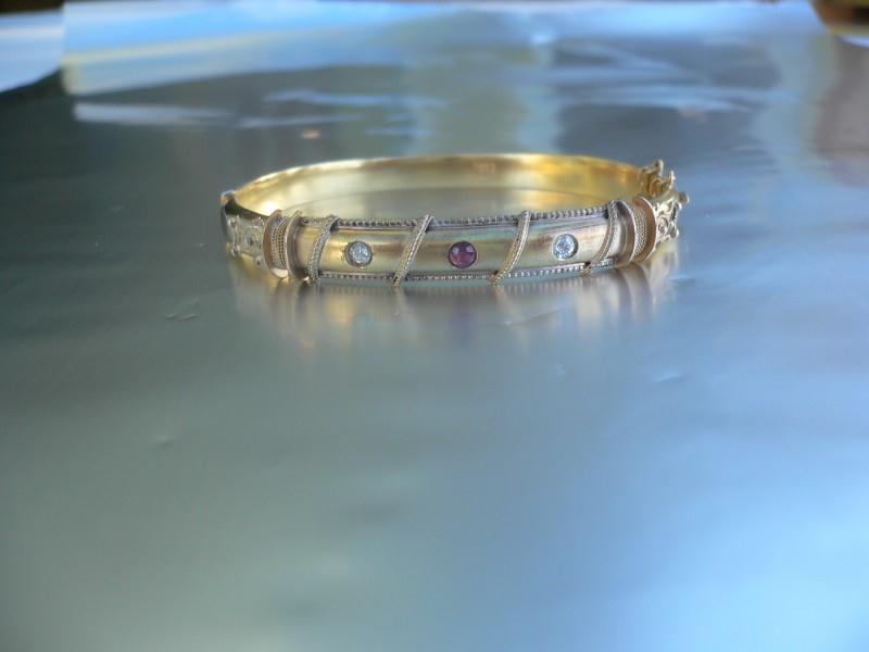 Ruby and Diamond Bangle (1 of 1)