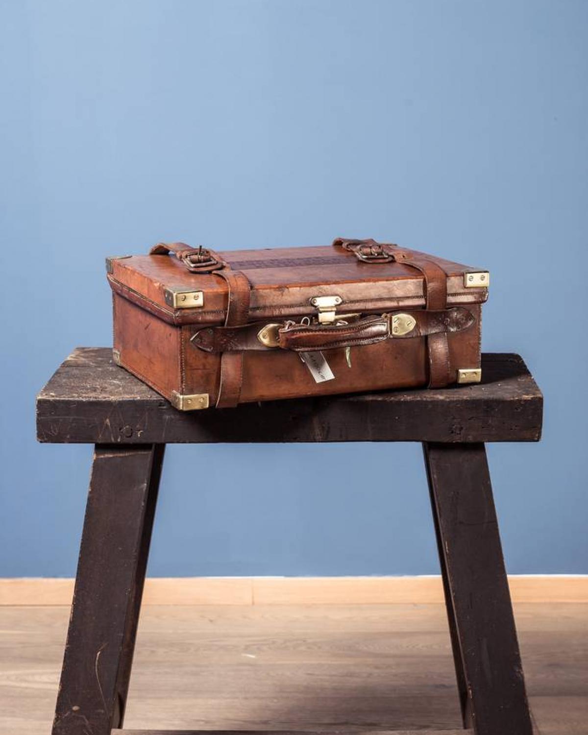 Vintage Leather Cartridge Case George H. Lane (1 of 1)