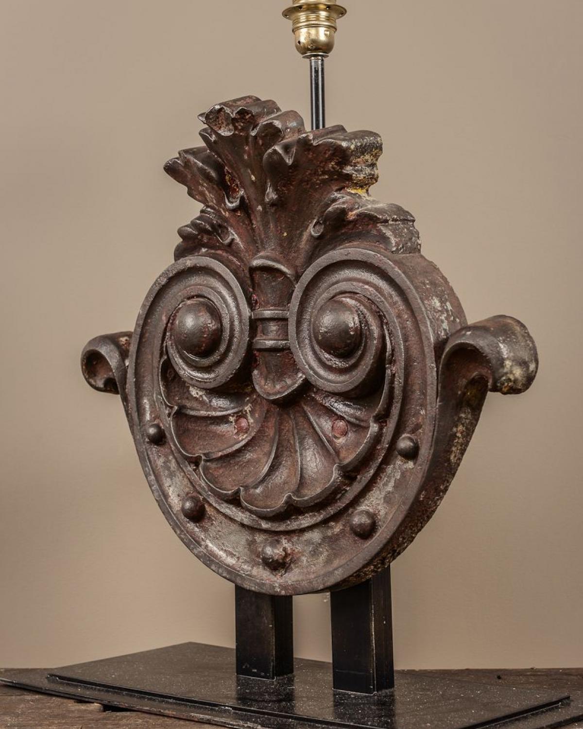 Cast iron lamp (1 of 4)