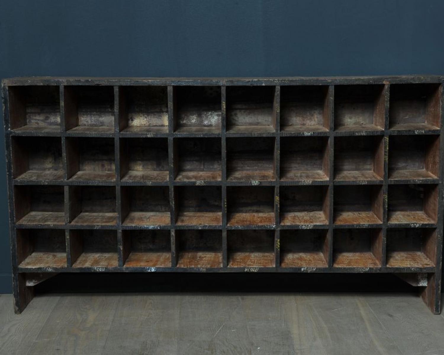 Workshop furniture with 32 cases (1 of 3)