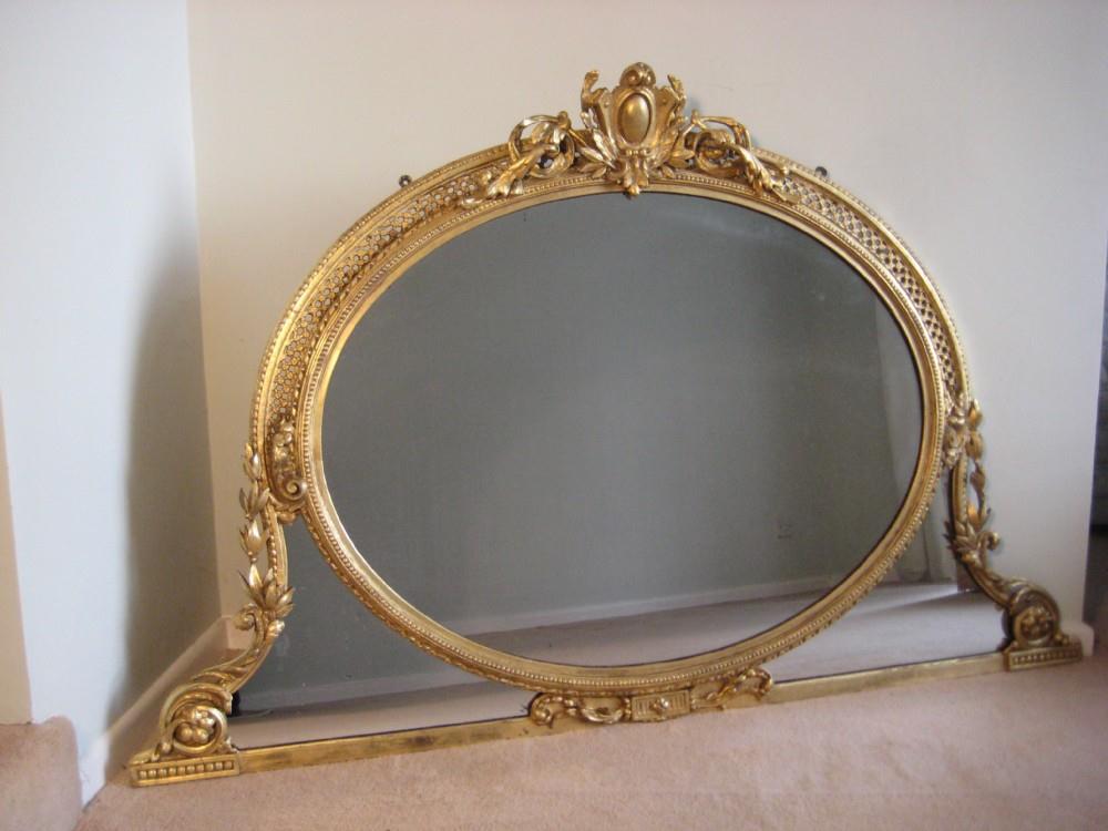 19th Century Gilt 'Nosotti' Overmantel (1 of 1)