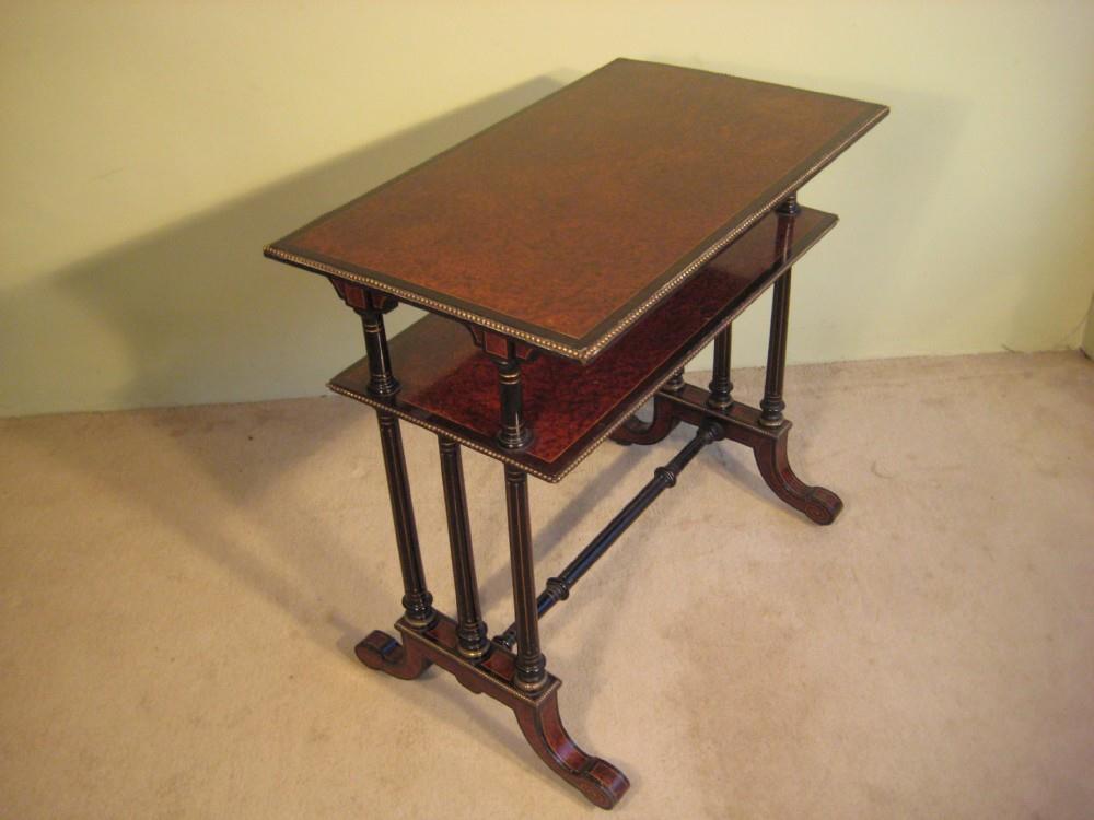 Orian Burr Walnut Étagère (1 of 1)