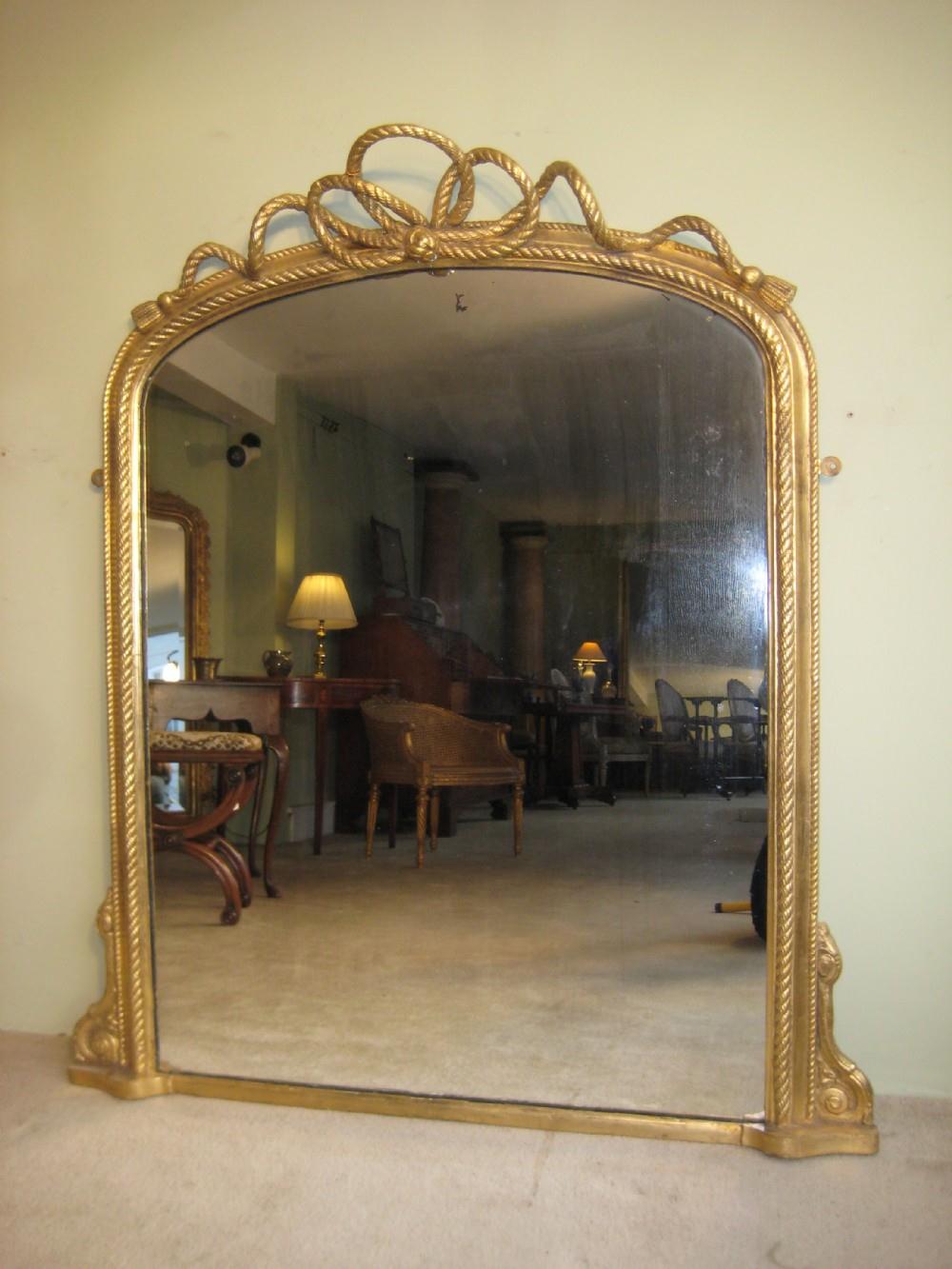 19th Century Gilt Overmantle (1 of 1)