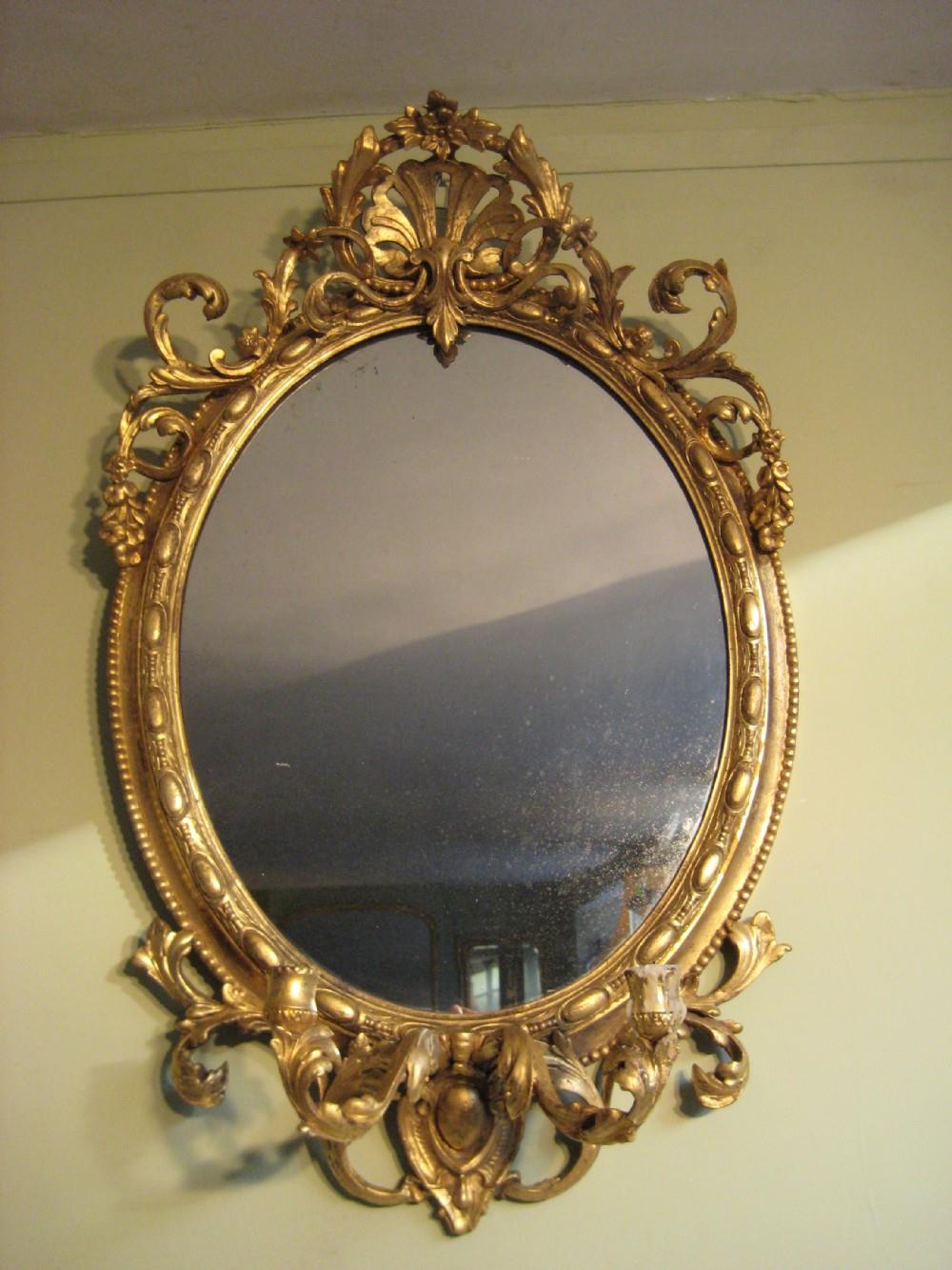 19th Century Gilt Girandole (1 of 1)