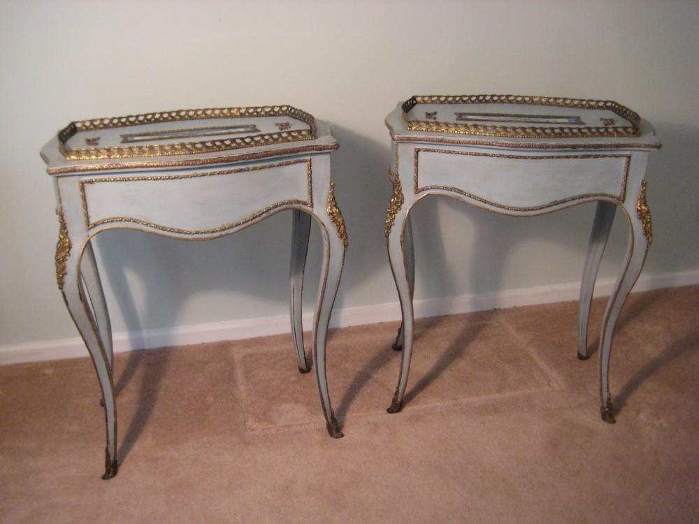 Pair Louis XV Style Jardiniere Tables (1 of 1) Pair Louis XV Style Jardiniere Tables (1 of 1)