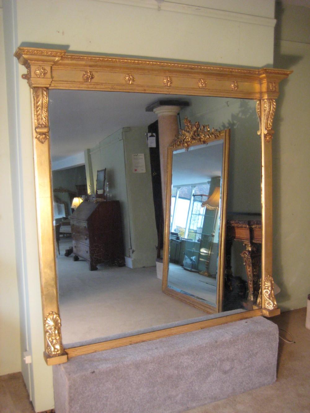 19th Century Gilt Overmantel (1 of 1)