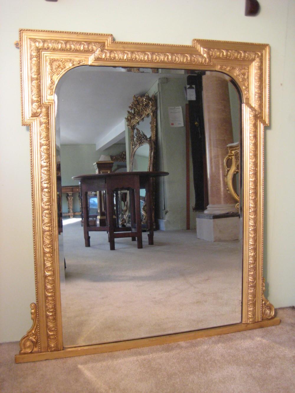 French Gilt Overmantel (1 of 1)