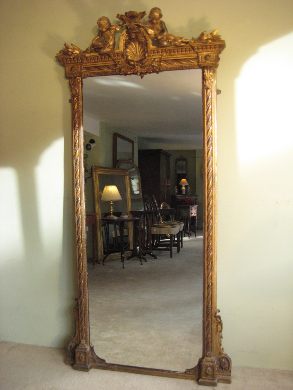 19th Century Gilt Pier Mirror (1 of 1) 19th Century Gilt Pier Mirror (1 of 1)