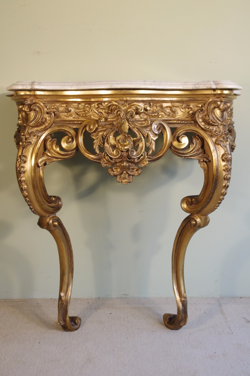 French Gilt Console Table c.1880 (1 of 1) French Gilt Console Table c.1880 (1 of 1)