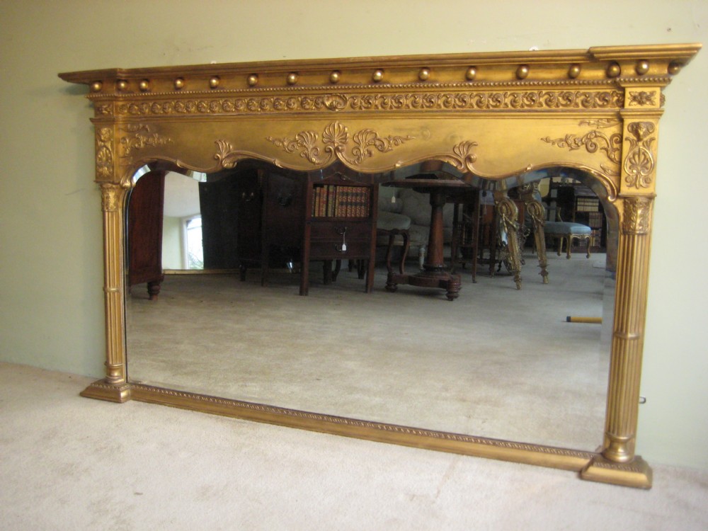 English Gilt Overmantel (1 of 1)