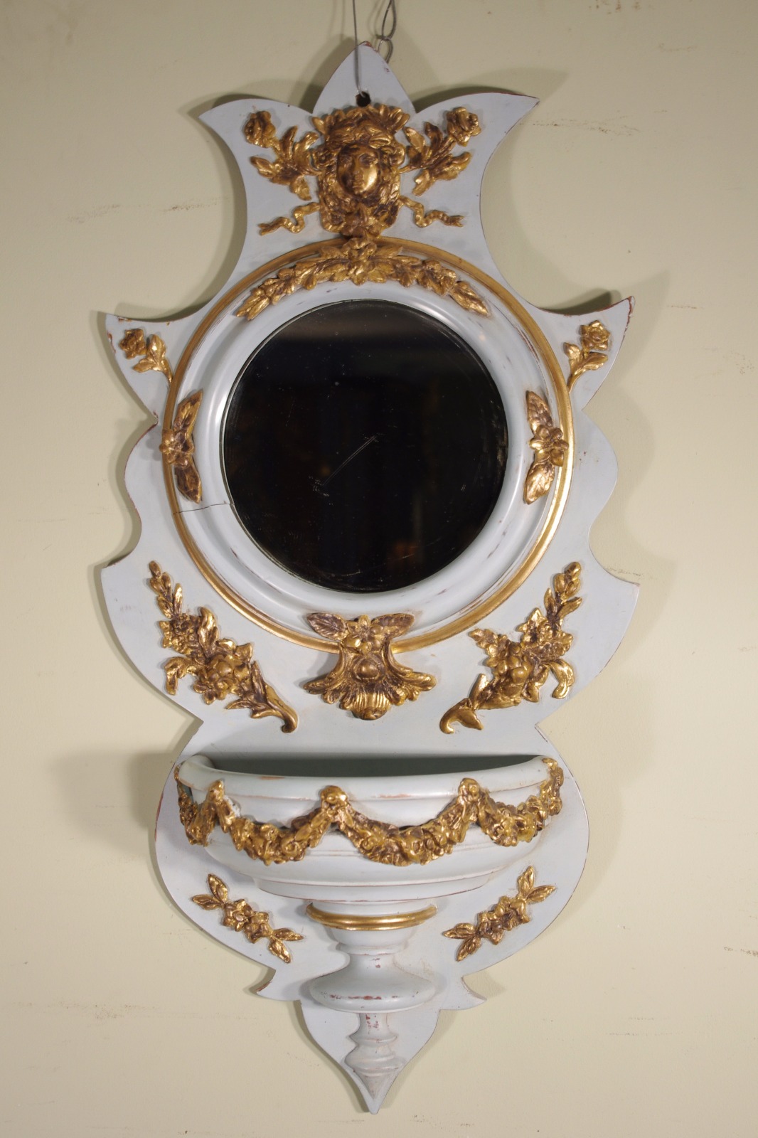 Decorative Wall Mirror with Planter (1 of 6)